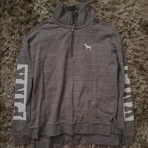 PINK! half zip sweatshirt💋